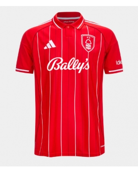 Nottingham Forest Maglia Gara Casa Repliche 2025-26 Maniche Corte